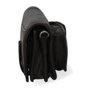 Borsa a tracolla  da uomo In Vera pelle Made in Italy 20x11x10 cm