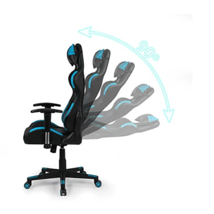Silla gaming Silverstone Negro - Turquesa Silverstone