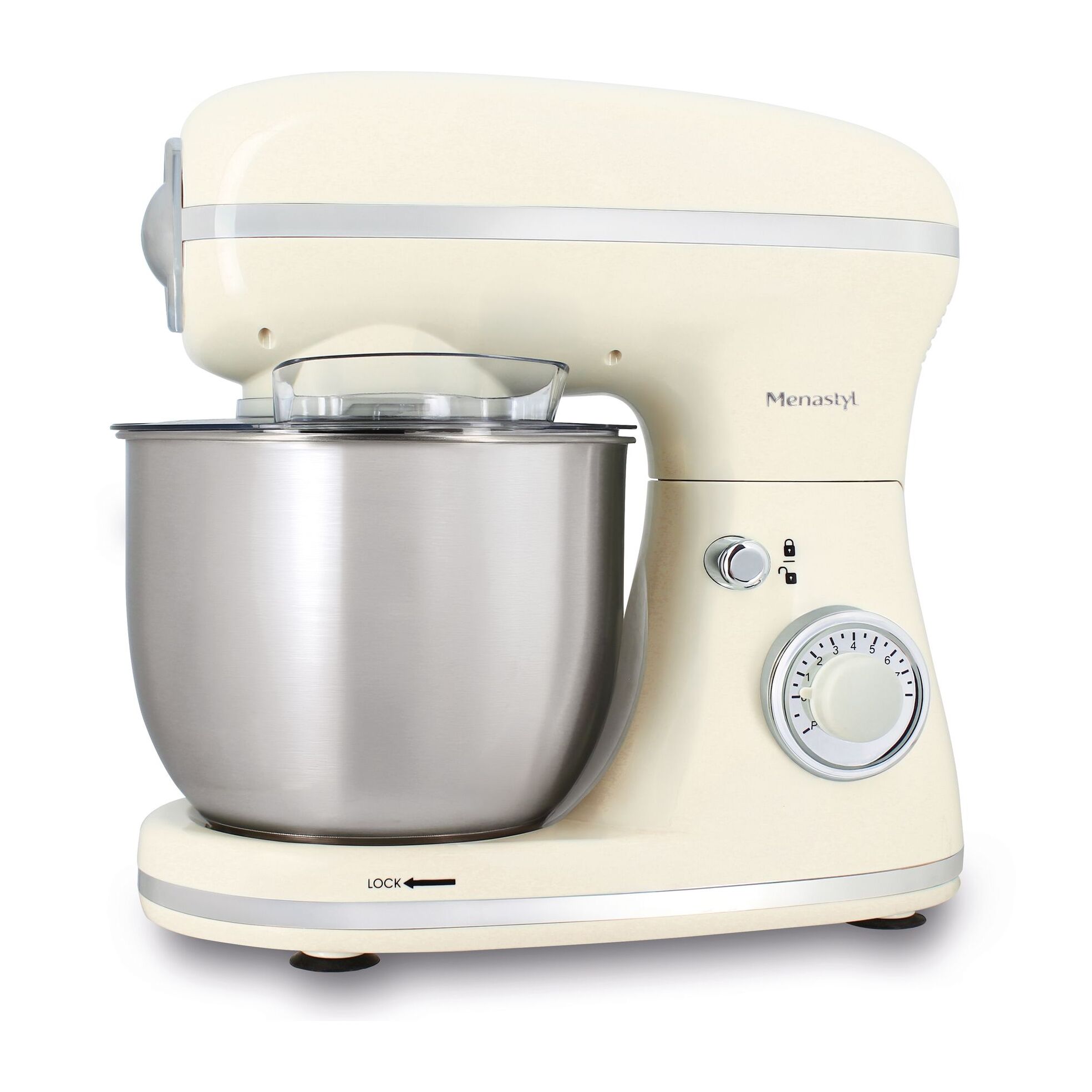 Robot pâtissier 5L crème RETRO