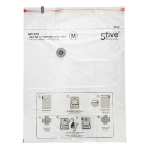 Lot de 4 sacs de rangement sous vide Airless