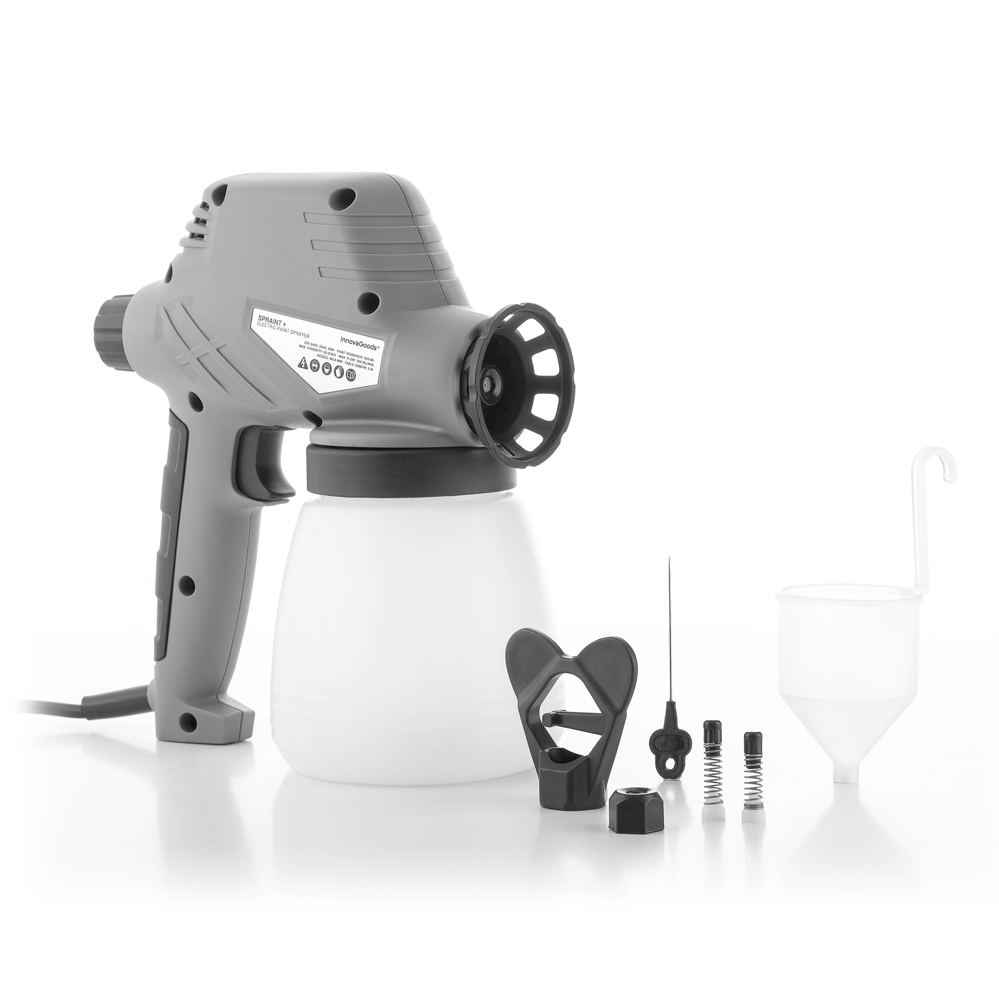 Pistola Elettrica Per Pitturare Spraint+ - Grigio - Silicone Senza BPA