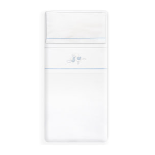 Triptico Minicuna Cigueña Oso Bco/Azul