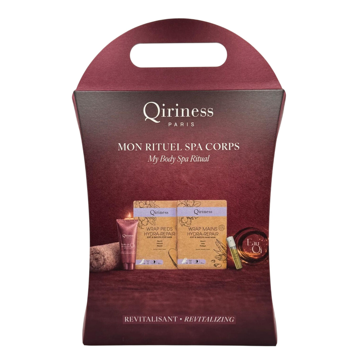 Rituel Corps Revitalisant - Coffret 2 Masques Mains et Pieds + 2 Produits