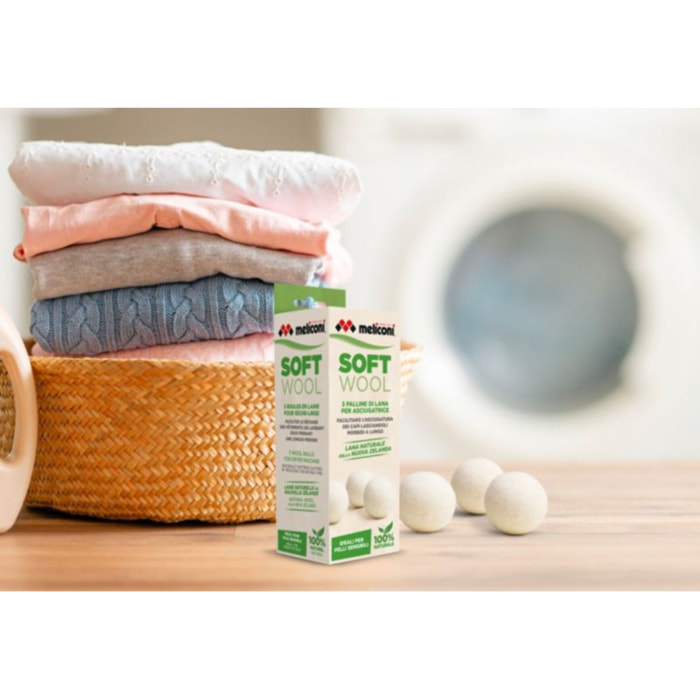 BALLE MELICONI de sechage en laine pour sèche-linge