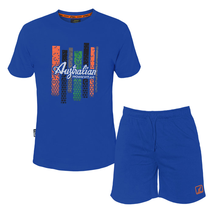 Completo Homewear Uomo Corto AUSTRALIAN Cotone