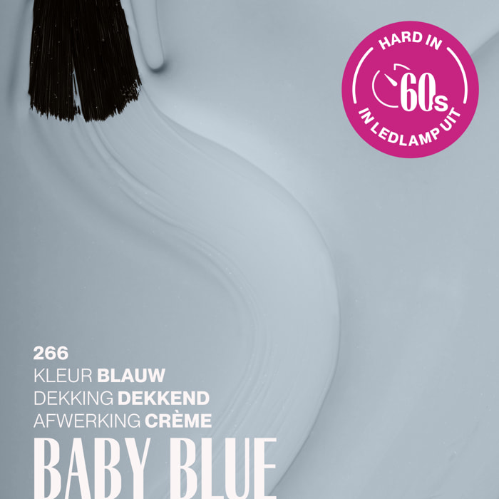 Vernis semi-permanent - 266 Baby Blue - 15 ml