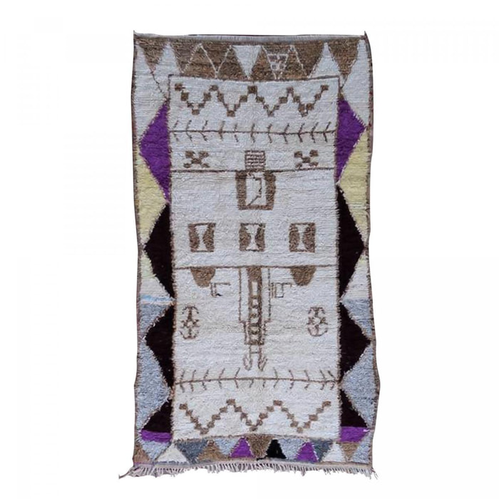 Authentique tapis berbère fait main en laine KIJA