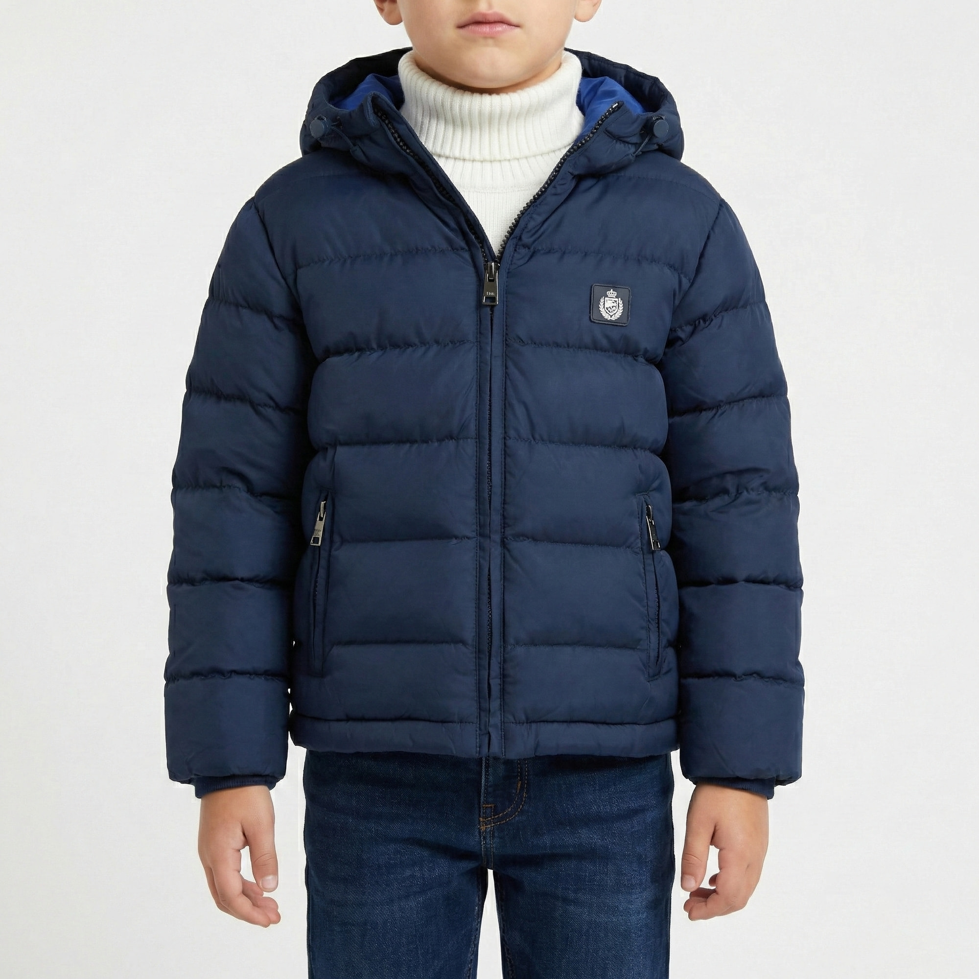 Giubbino nylon con cappuccio