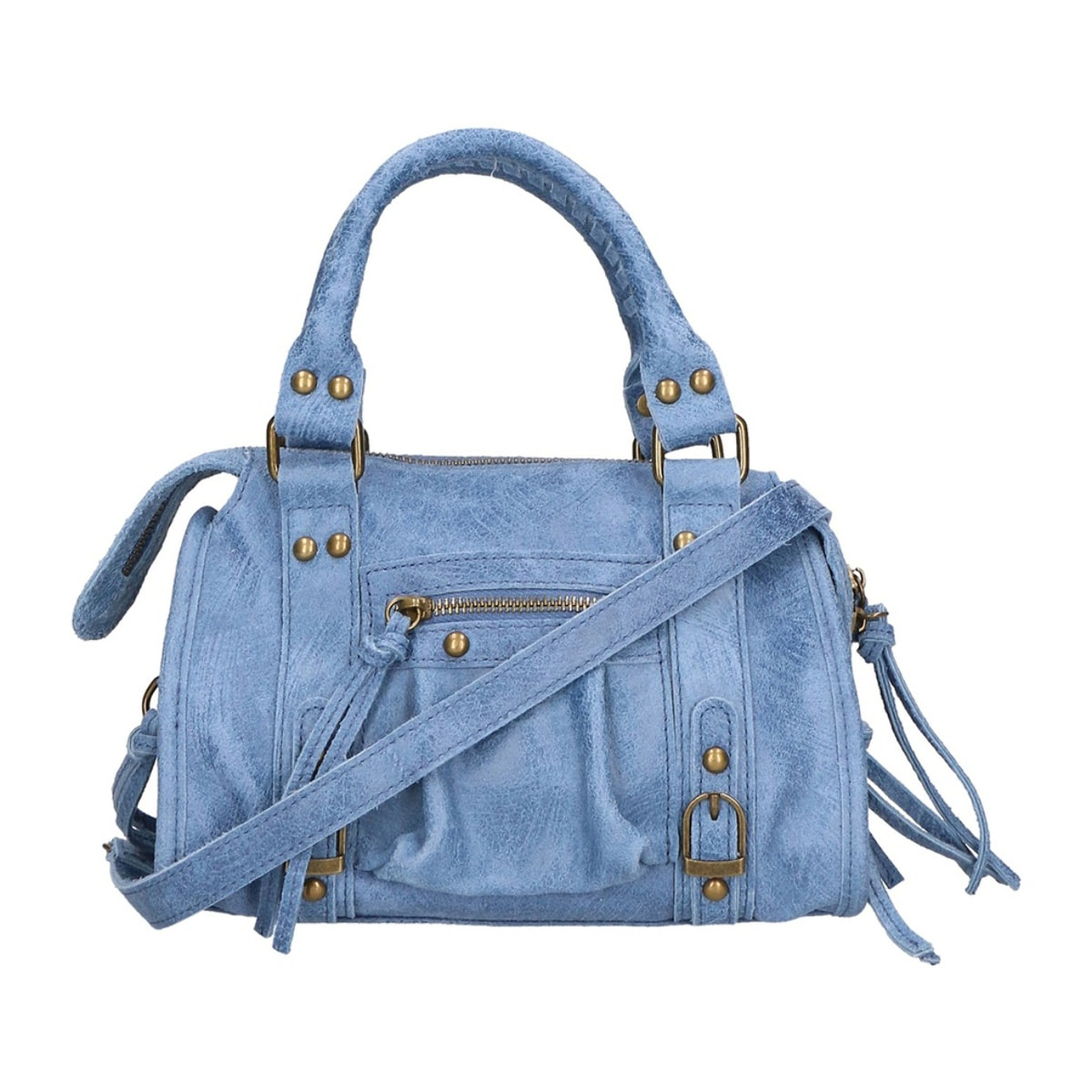 Borsa a spalla da donna - Modello Erisia - Vera pelle - 25.0 x 15.0 x 10.0 cm