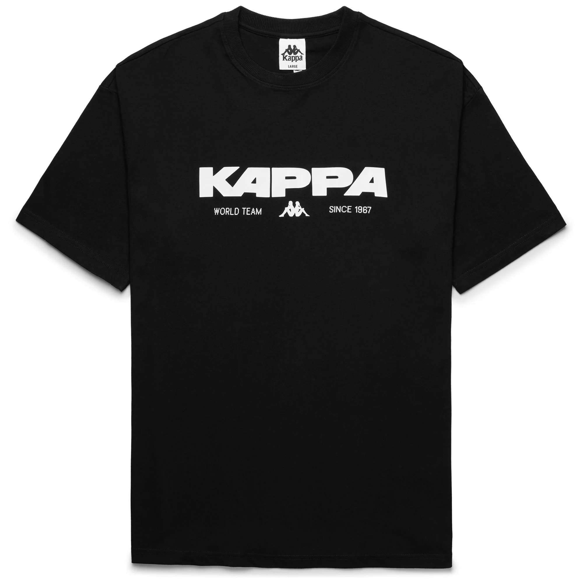 Kappa - T-Shirts & Top Uomo Nero - Authentic Nhisso