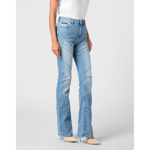 PHILIPP PLEIN Vaqueros Flare Fit RACING