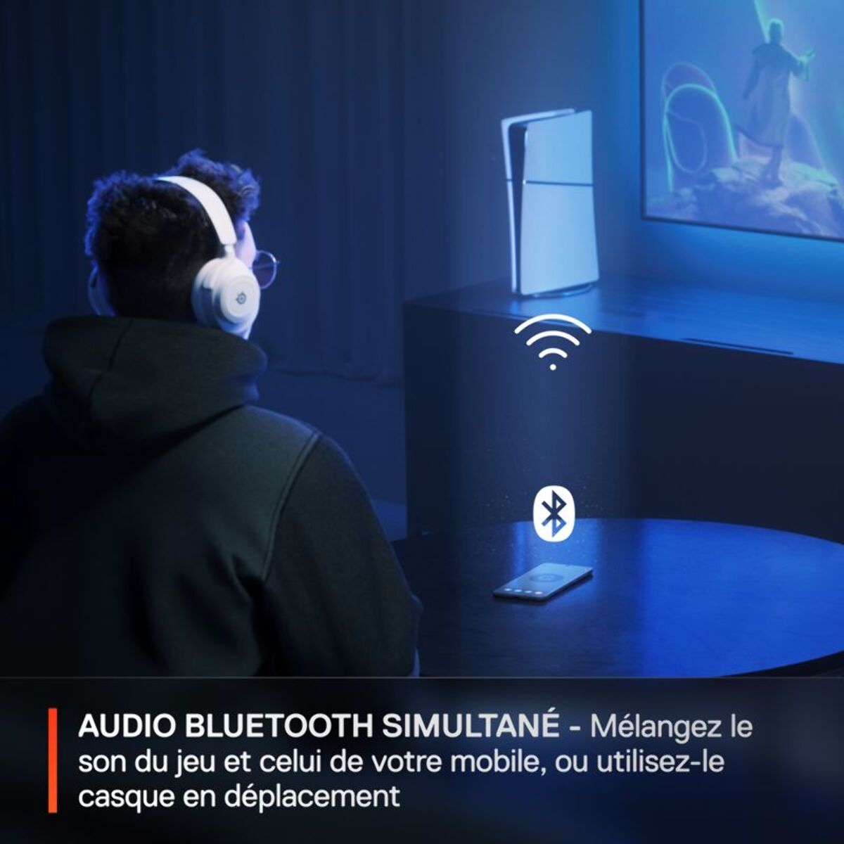 Casque gamer STEELSERIES Arctis Nova 7 WOW Edition