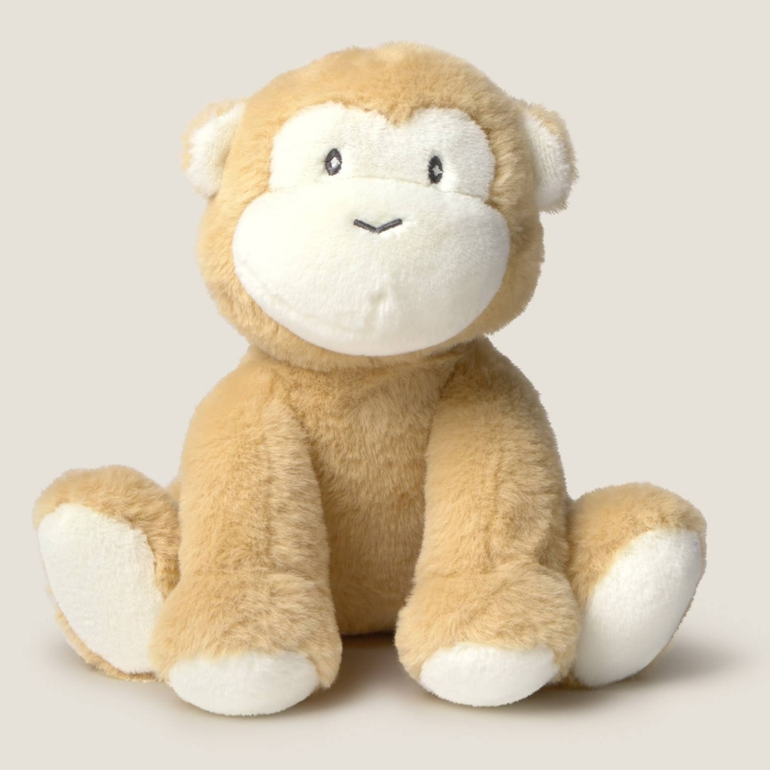Peluche monito Maco color marron Poliéster