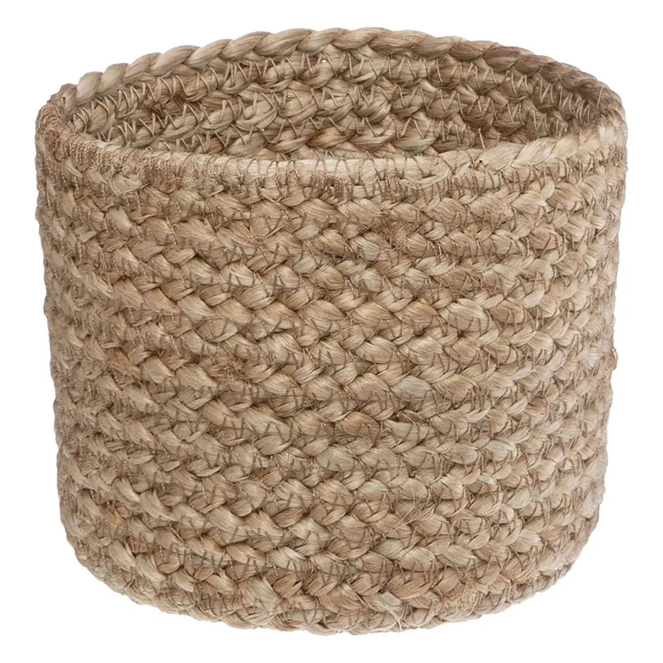 Set de 3 paniers "Jackson" en jute blanc D11/16/19cm