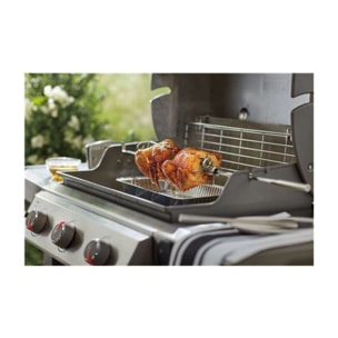 Tourne broche barbecue WEBER pour Genesis II 2 et 3 brûleurs