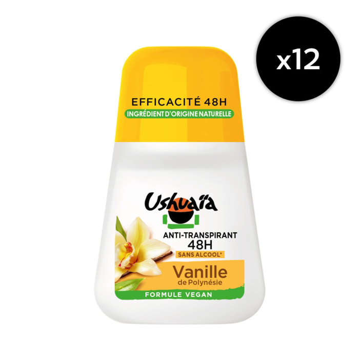 Lot de 12 - Déodorant Bille Vanille 50ml