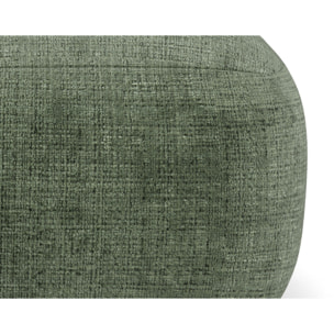 Grace - module d'assise sans accoudoir en velours texturé - Vert sauge