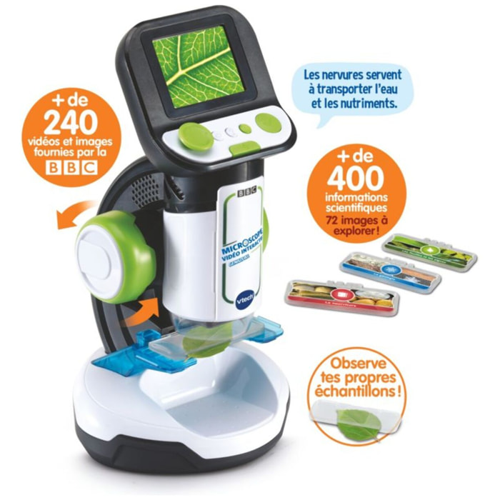 Jeu éducatif VTECH Genius XL - Microscope vidéo intéractif