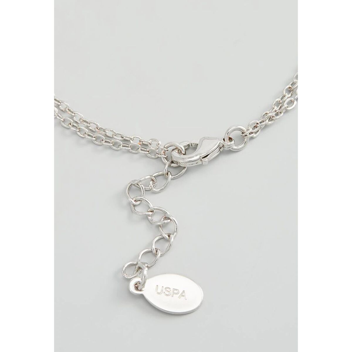 Bracciale U.S. Polo Assn. In metallo placcato rodio