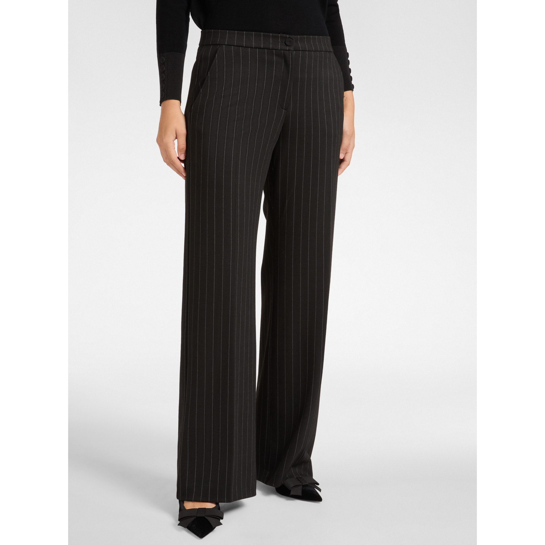 Elena Mirò - Pantalones de vestir para hombre - Negro