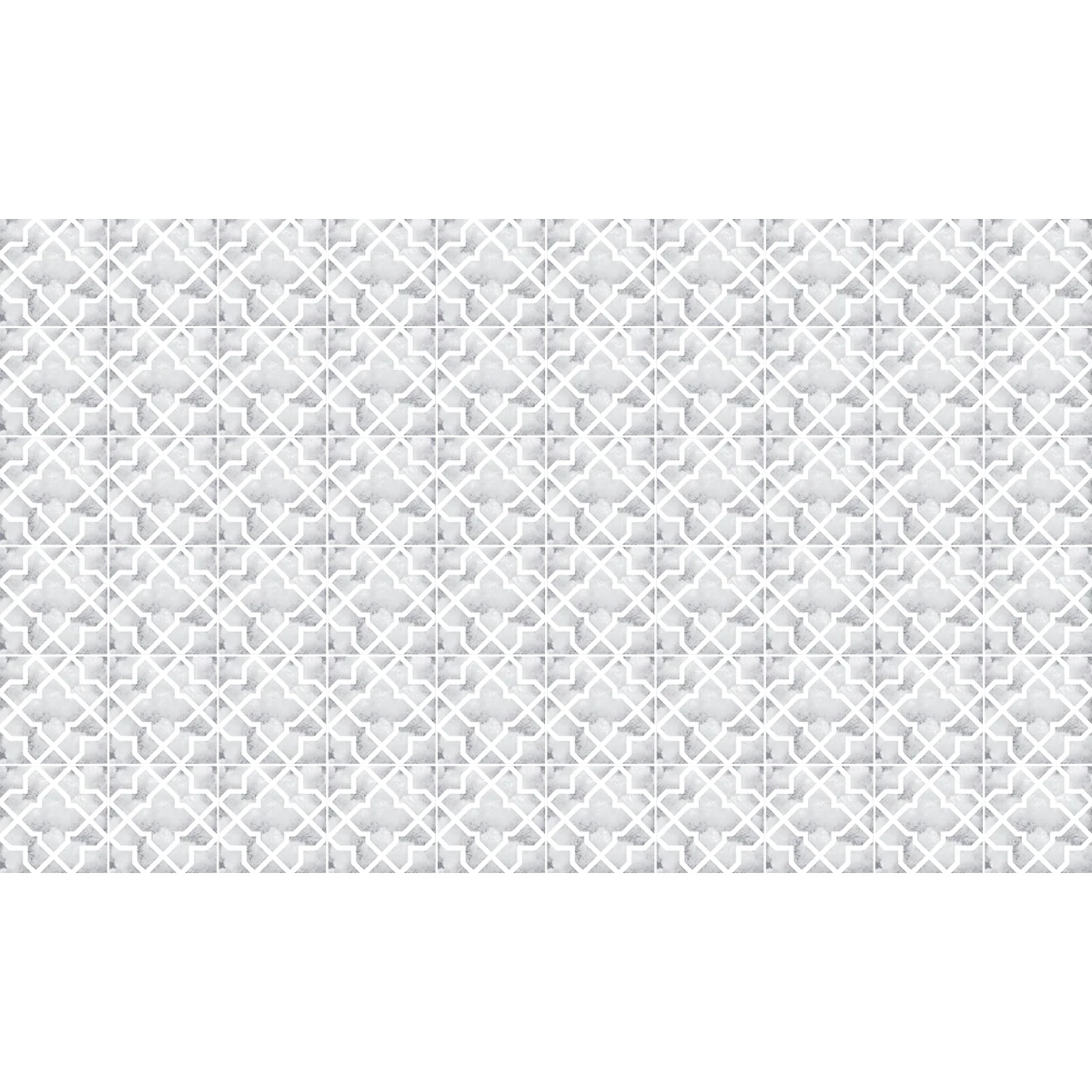 Sticker carrelage - Ambiance Sticker - 60 CARREAUX DE CIMENT MEUBLE AUTHENTIQUES SERIANO - 20x20cm