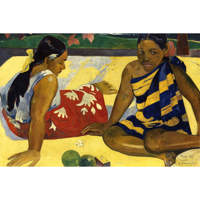 Tableau célèbre Paul Gauguin - Parau api Tableau alu Dibond