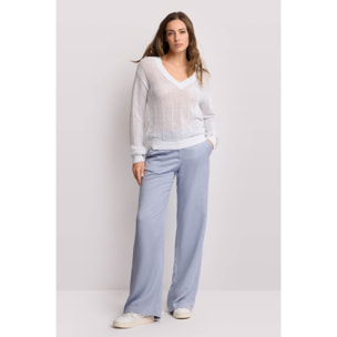Kocca - Maglia con motivi geometrici Donna, Tinta unita, Scollo a V