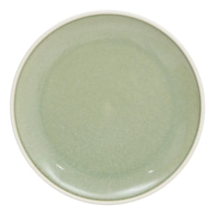 Lot de 4 Assiettes dessert Chiara vert