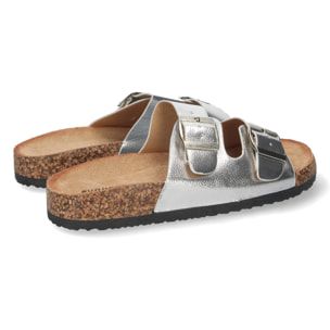 Sandalia de Plana Bio con Hebillas Buonarotti