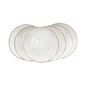 Service d'assiettes et bols 18 pièces, SLOW