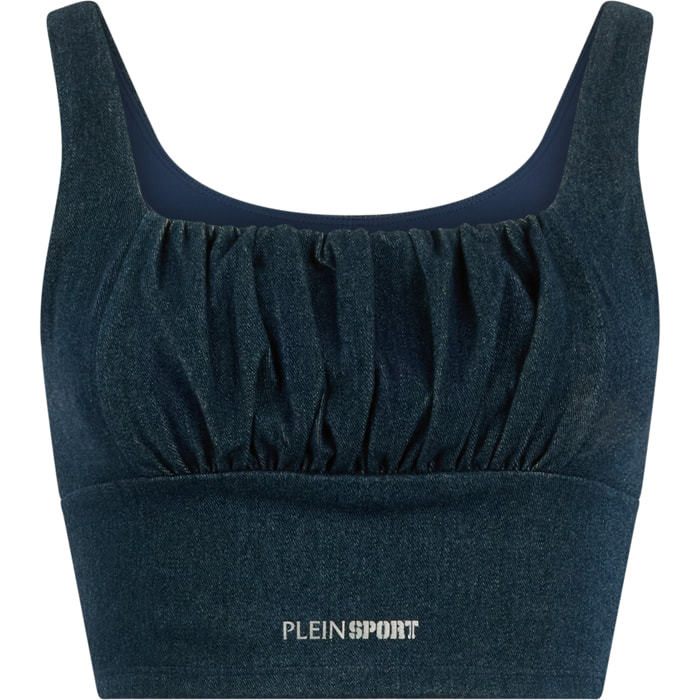 PLEIN SPORT Top Denim Touch PS
