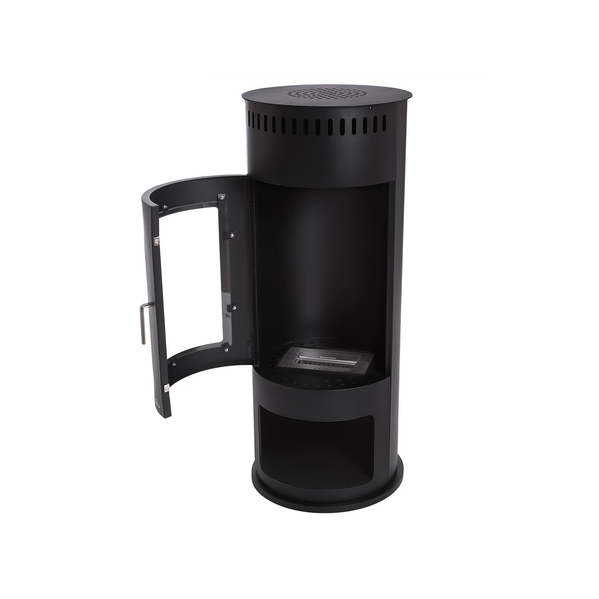 Estufa de etanol en acero con puerta de cristal templado BESTFIRE B PURLINE 3000 W