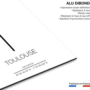 Tableau Toulouse Tableau alu Dibond