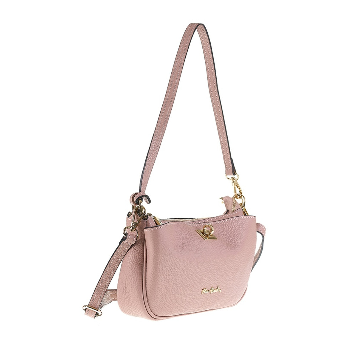 Borsa a spalla da donna Made in Italy - Modello Valoria - 100% pelle - 32.0 x 22.0 x 13.0 cm