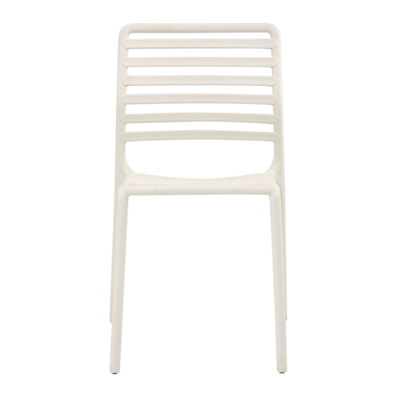 Set da 4 sedie da giardino in polipropilene bianca – Lagos