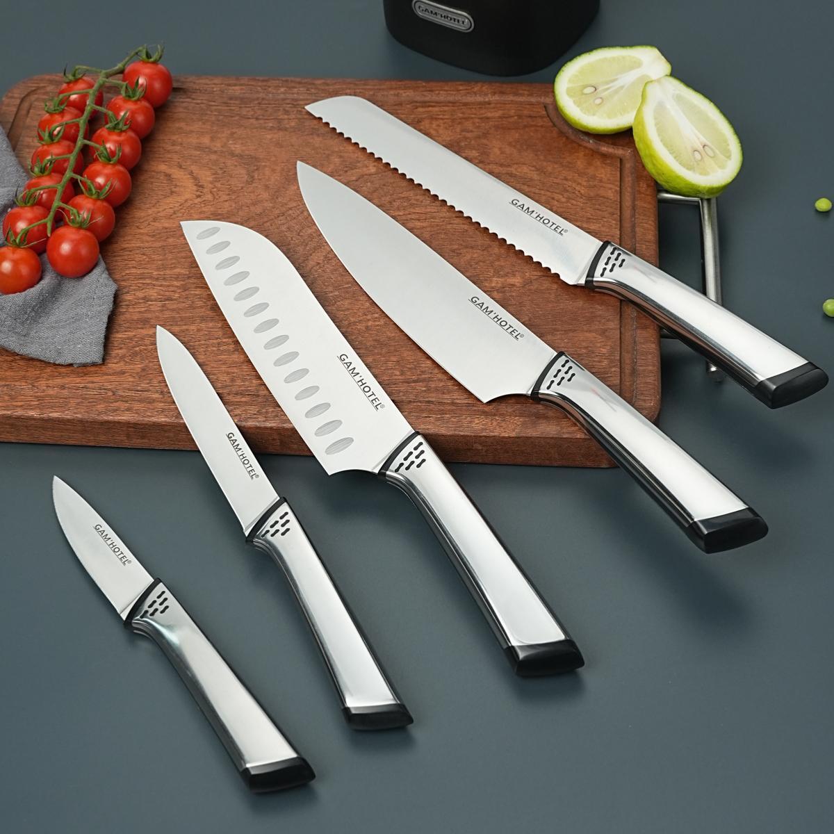 Bloc 5 couteaux - "Cut"