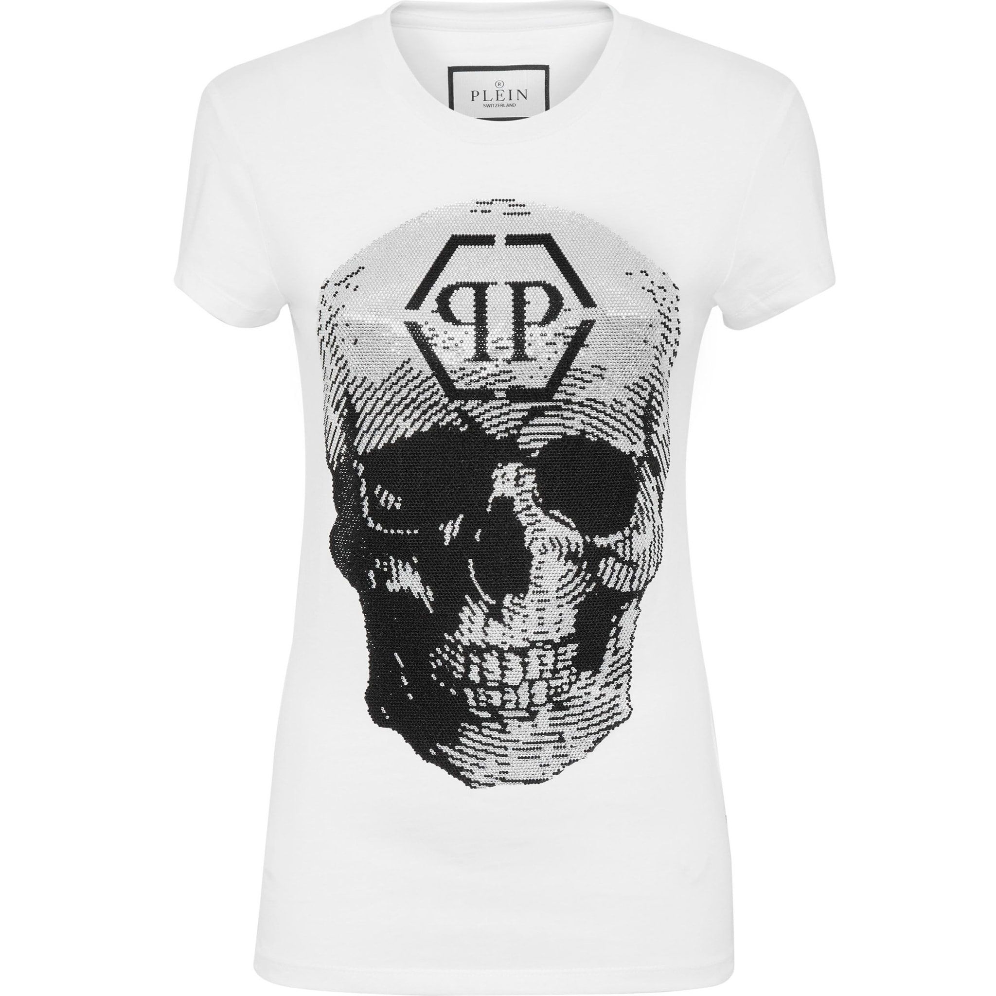 PHILIPP PLEIN Camiseta Cuello Redondo SKULL