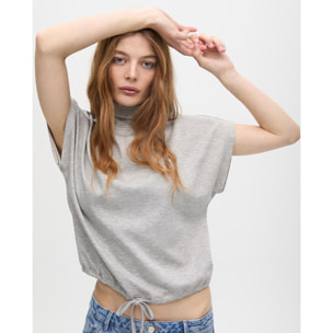 T-Shirt Collo Alto Vita Regolabile