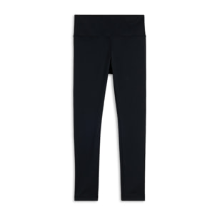 Leggings Sportivi 7/8 Total Black con Vita Alta