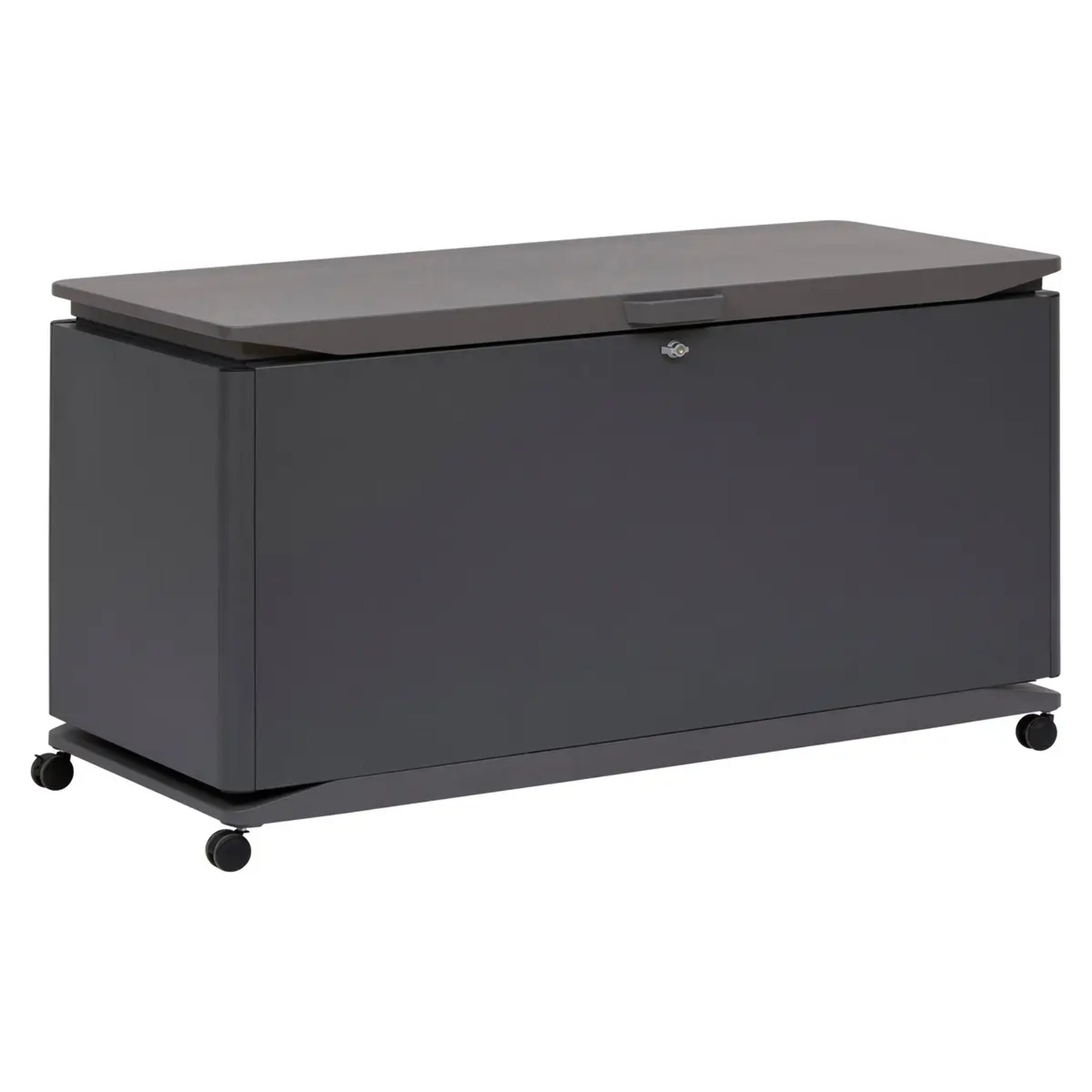 Coffre de rangement 920L Alumia gris graphite en aluminium