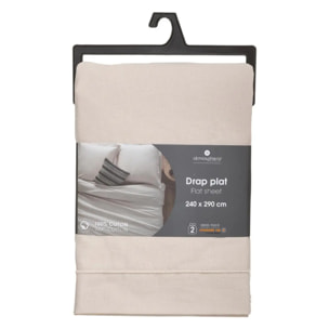 Drap en coton - lin 240x290 cm