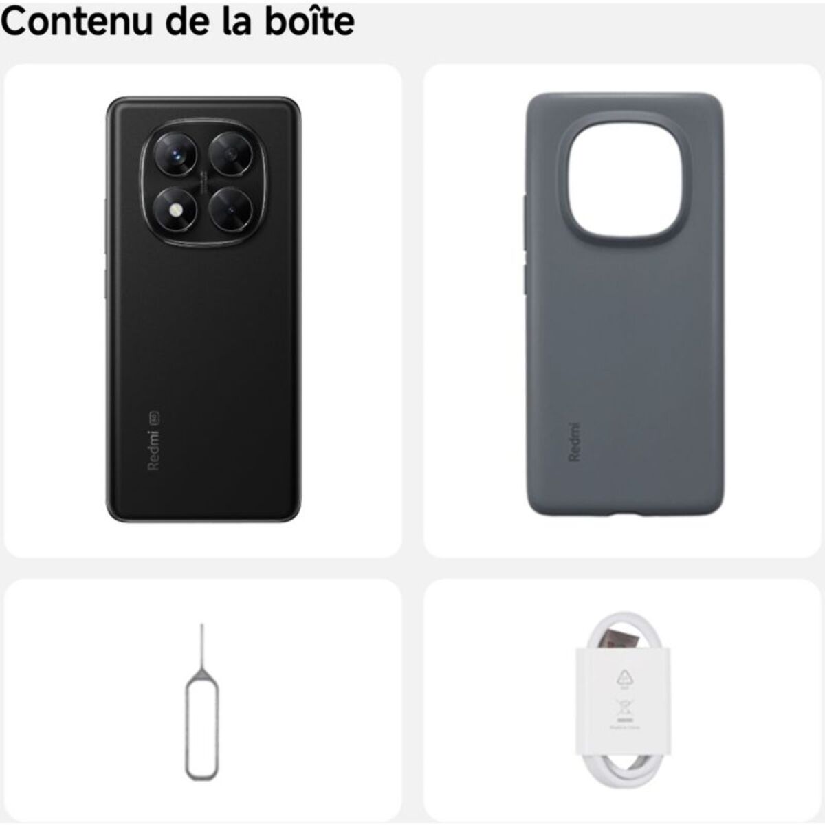 Smartphone XIAOMI Redmi Note 14 Pro Noir 256Go 5G