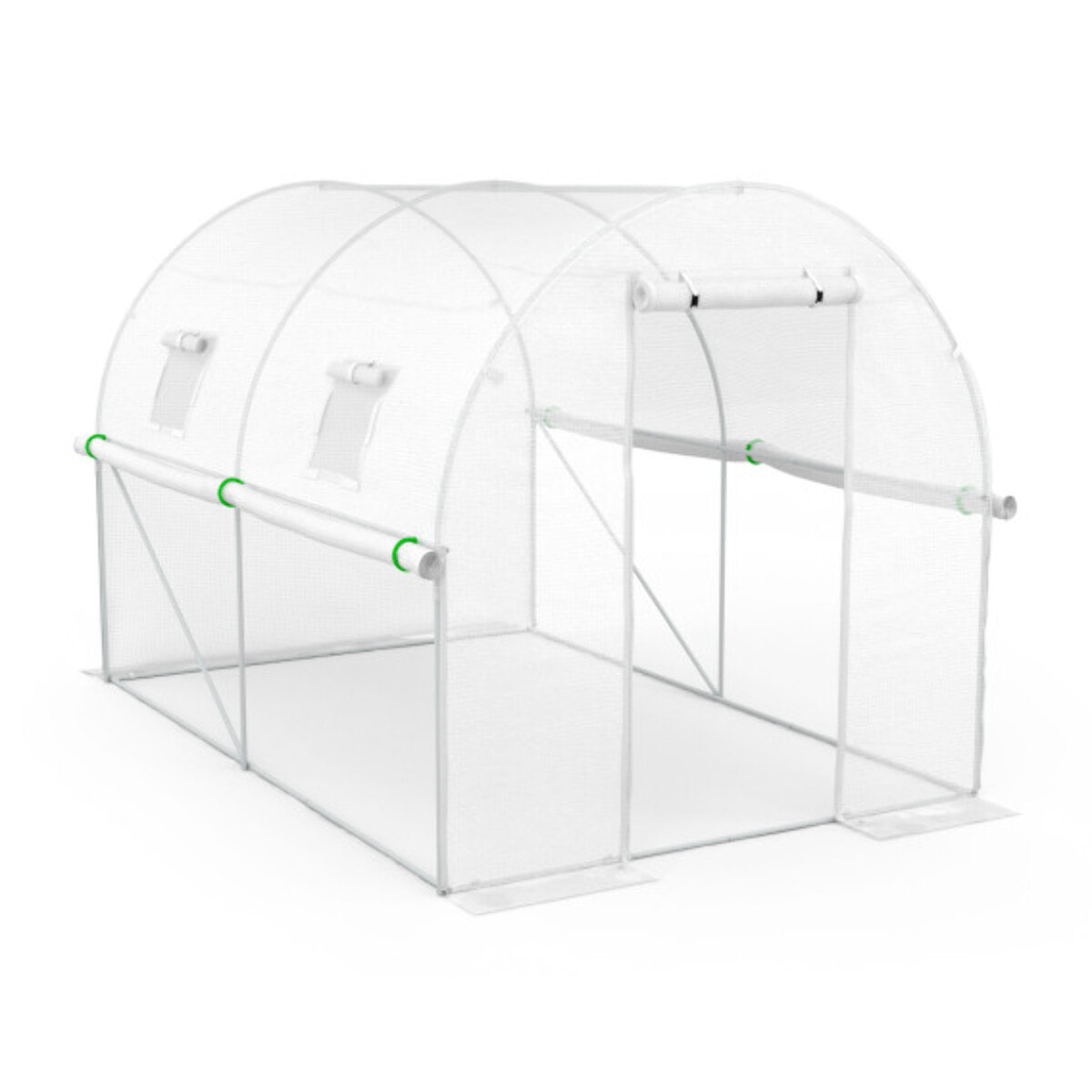 Serre 6m² blanche - gamme toutes saisons