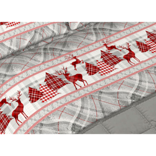 Completo Lenzuola In Calda Flanella Made in Italy Tirolo