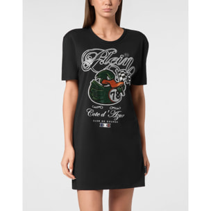 PHILIPP PLEIN T-Shirt Dress Short DUCK