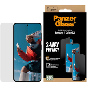 Protège écran PANZERGLASS Samsung Galaxy S26 Privacy