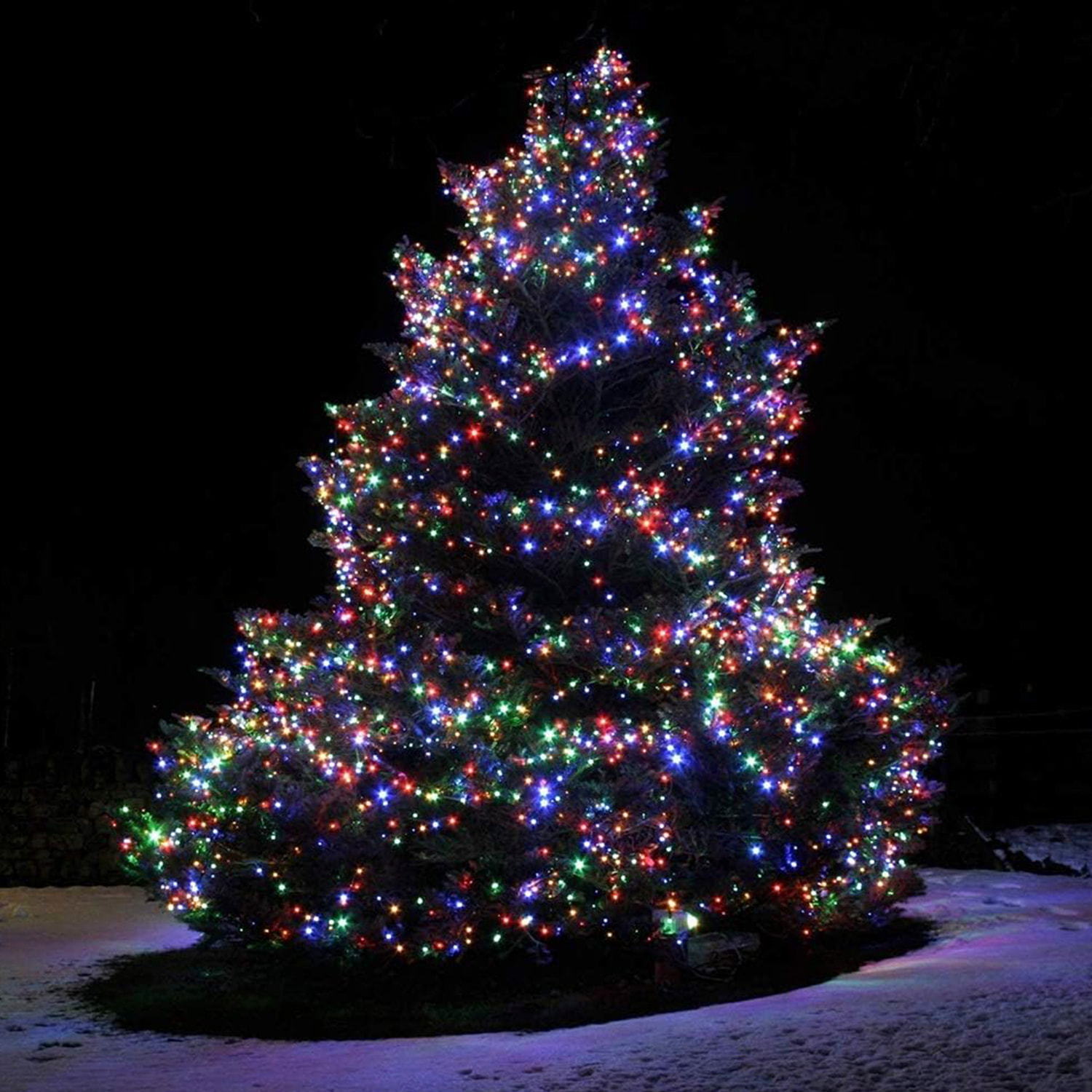 Cascada de luces LED de 2,5m. 100 bombillas.