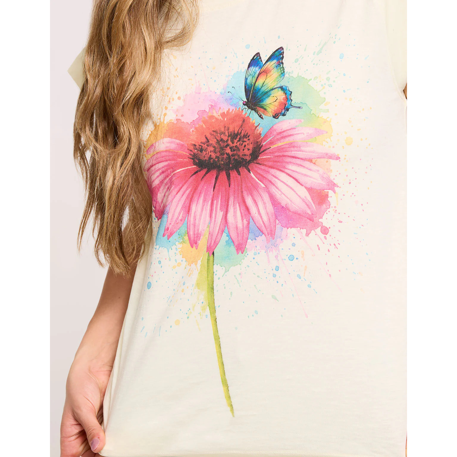 Camiseta Manga Corta Amarillo - Bloomora