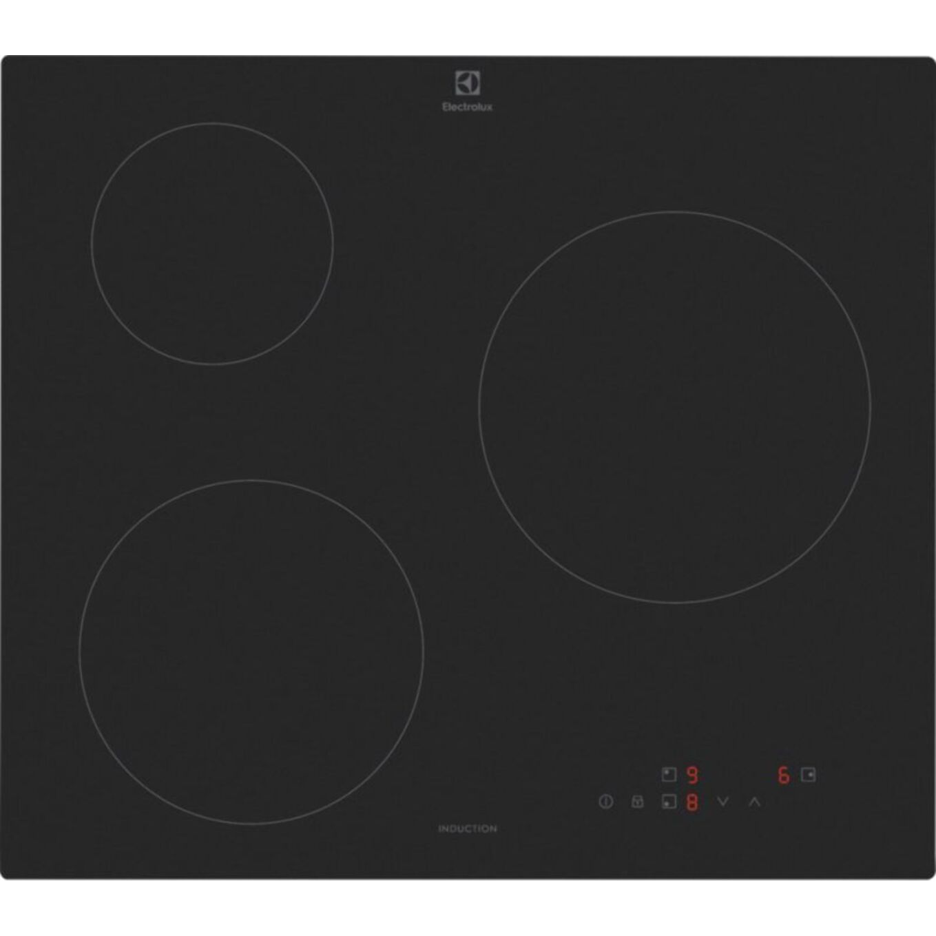 Plaque induction ELECTROLUX LIB60320CL Matt - Finition Noir Mat 3 foyers