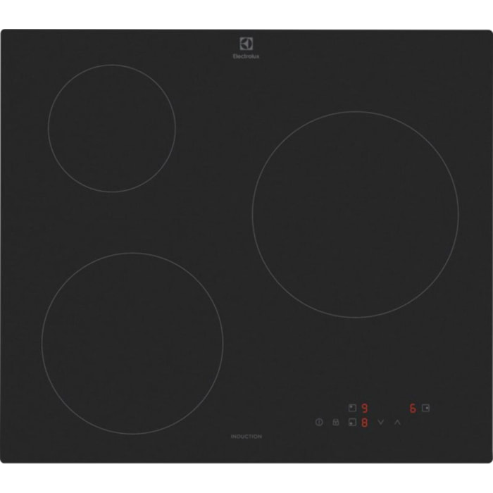 Plaque induction ELECTROLUX LIB60320CL Matt - Finition Noir Mat 3 foyers